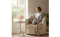 Rose Table Lamp Corded Rose Lamp Sculptural Romantic for Bedroom, Reading Corner