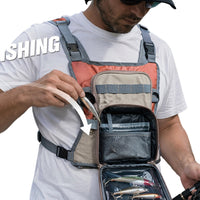 Multifunctional Wear-Resistant Fishing Chest Pack for Outdoor Running and Hiking