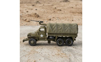 WW2 US Armed Forces Transport Vehicle Logistics 353 Truck Model Alloy Transport Vehicle Logistics 353 Truck Model Finished
