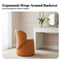 Nordic aesthetic Round Storage Pouf Multi-Functional Upholstered Stool Multifunctional Ottoman Minimalist Design for Makeup Users, Apartment Dwellers, Interior Decorators, Bedroom, changing area, Entryway