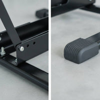 Cycle Stand with L-Shaped Support Detachable Bike Rack with Locking Wheels Bike Rack with Seatpost Support Compact Portable