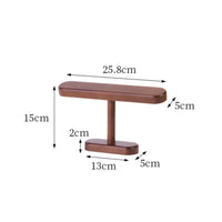 Wooden Watch and Bracelet  Display Stand Multi-Functional Watch and Bracelet Holder Crossbar Rack Jewelry Display Holder for Bedroom, Closet