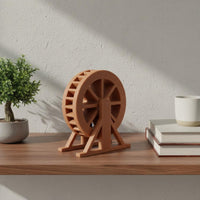Retro Water Wheel Model Scenery Decoration for Collectors