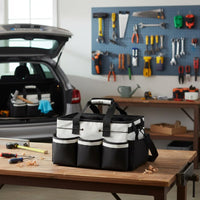 Tool Organizer Tote Large Capacity Tool Storage Tote Oxford Material for Garage