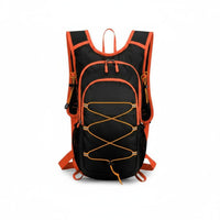 Multi-Pocket Design Cycling Backpack Multiple Pockets Hiking Daypack Reflective Strips Lightweight Sports Rucksack Leak-Proof for Hikers, Travel