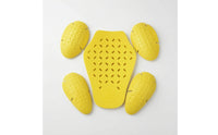 5 Pieces Ventilated Motorcycle Protective Gear Set Breathable Back Protective Gear Pad Ergonomic Safety Gear Comfortable for Commuters