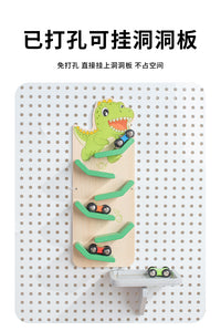 早教儿童趣味小熊滑翔车翻滚车幼儿益智惯性溜溜车木制滑滑车玩具