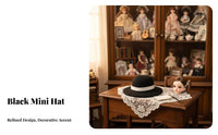 BJD Doll Hat top Hat DIY Project Miniature for Crafters