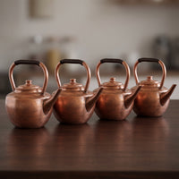 Handmade Copper Soup Kettle with Long Spout for Hot Pot Restaurants