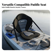Foldable Paddleboard Spinerest Provides Spine Assistance Padded Seat with Spinerest Portable Kayak Accessory for Kayakers, Paddleboarding, Kayaking