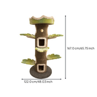 Cat tree with condo