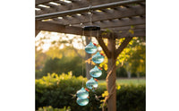 Wind Chime Bird Feeder Dispenser Easy to Hang Garden Decor Colorful