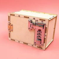 小学生创意科学实验发明器材diy机械密码箱制作材料stem玩具批发
