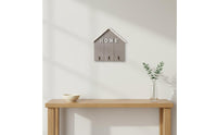 Wooden Key Rack with Hooks Nordic Design Decorative Wall Hook Rack Solid Wood
