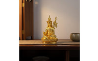 Alloy Buddha Statue Collectible Small Tibetan Buddha Statue House Decoration Intricate Designs for Home Altar, Shelf Display