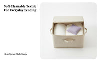 foldable textile Storage container cleaning-friendly Bedding Organizer Clear transparent panel for Attic