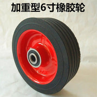 350-4轮300-8实心轮充气轮老虎车轮5寸6寸8寸十寸12寸轮货仓车轮