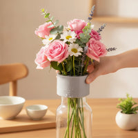 3 Pieces Multi-Hole Flower Stem Holder Upright Flower Frog Neat Floral Arranger Stable for Florists, Hobbyists, Vase, Table Displays