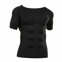 Muscle Shirt with Removable Pads Stretchy Muscle Shirt with Pads for Performers