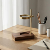 Brass Oil Burner Minimalist Design Adjustable Aroma Burner Easy to Clean