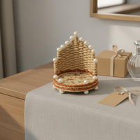 Woven Rope Phone Stand Universal Compatibility Handmade Phone Chair