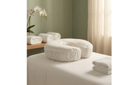 50 Pieces Massage Headrest Cover C-Shaped Pillow Cover Covers for Beauty Salons