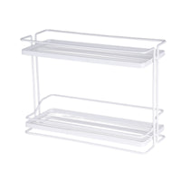 Counter Shelf Organizer with Two Tiers Ventilated Countertop Shelf Organizer