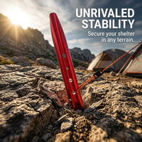 Heavy Duty Tent Pegs Metal, 31cm Aluminum Stakes for Hard Ground, Camping Pegs for Tents and Tarps,  - Image 2