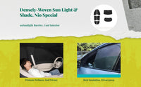 Car Window Privacy Shield, Opaque, Easy Install, Travel