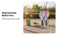 Exterior Door Paddle Sphere Racket Non-Slip Grip Padel Racket Set Beach Racket Sport Paddle High Elasticity Face Sports