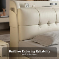 hinged Storage Bed Minimalist Design Bedroom Furniture Italian Inspired Upholstered Bedstead for partners, Homeowners, Small Living areas, Guest Room