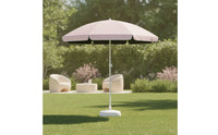 Umbrella with Edge Decorative Freestanding Umbrella Sunsun-Blocking Straight Pole Parasol for Patio, Courtyard, Market Stall