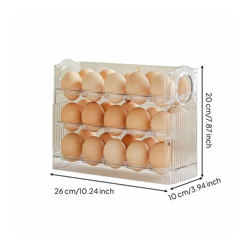 Automatic Rolling Egg Dispenser Transparent Body Automatic Egg Roller