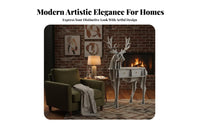 Curved Designd End Table Modern & Design Household Furniture Multi-Functional Space-Saving for Apartment Dwellers, Students