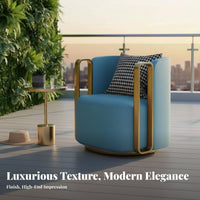 Modern modern design rotating Barrel Chair Ergonomic Design Indoor Seating Enveloping spinal supportrest Easy to Assemble for Business Professionals, New Parents, Living Room, Balcony, Reception Area, Bedroom