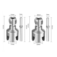 2 Pieces Thread Extractor Cobalt Screw Remover Set Stripped for Plumbers