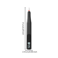 Rechargeable Nail Drill Compact Electric Nail Grinder Digital Display Travel-Friendly for Beginners, Home, Salon