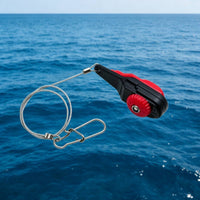 Stainless Steel Wire Downrigger Release Clip Adjustable Tension Fishing Release Clip Rotating Connection Compact Clamp Style