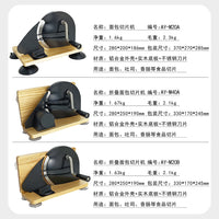 跨境手动面包切片机 高品质材质可折叠实木底座 面包专用切割神器