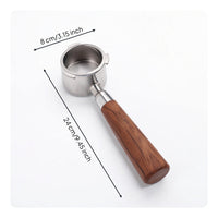 Bottomless Portafilter Stainless Steel Portafilter Removable Coffee Tool for Espresso Lovers