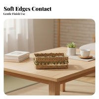 Woven Basket with Handles Handwoven Household Storage multi-functional for Bedroom