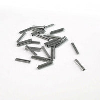 10 Pieces Metal Railway Track Connector Strip Narrow Model Train Track Connector Silver