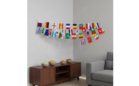 32 Countries Flag String Bright Color Soccer Tournament Decoration for Pubs