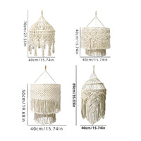 Macrame Lampshade Easy to Install Macrame Lamp Shade Gentle on the Eyes