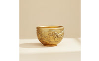 Auspicious Patterns Chinese Dragon Phoenix Cup Creative Gift Dragon Phoenix Design Cup Decorative Brass Fortune Character Bowl Intricate Details for Collectors, Asian Art Enthusiasts, Bookshelf Display, Altar