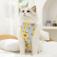 Cat Recovery Suit in Polyester Four-Legged Design, Post-Surgery Pet Clothing for Unisex Use, Pullover Recovery Suit to Support Cat Recovery Needs