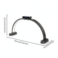Foldable Crescent Lamp LED Crescent Light Curved Manicure Table Light Dimmable for Beauticians