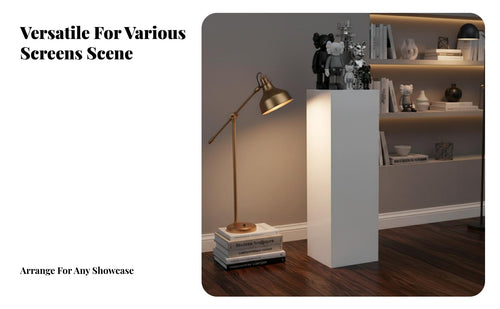 Baked Paint Finish Square Display Column Multi-Functional Square Display Plinth Long-Lasting Rectangular Column Stand Heavy Duty for Event Planners, Exhibitors, Retail Stores, Exhibitions, Trade Exhibit S, Window Displays