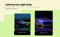 LED Sunlight-Equivalent Flexible Car Hood Light Strip