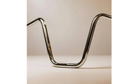 Retro Bent Handlebar Tall Motorcycle Handlebar with Clamp Area Custom Multi Clamp Bar Iron for Riders